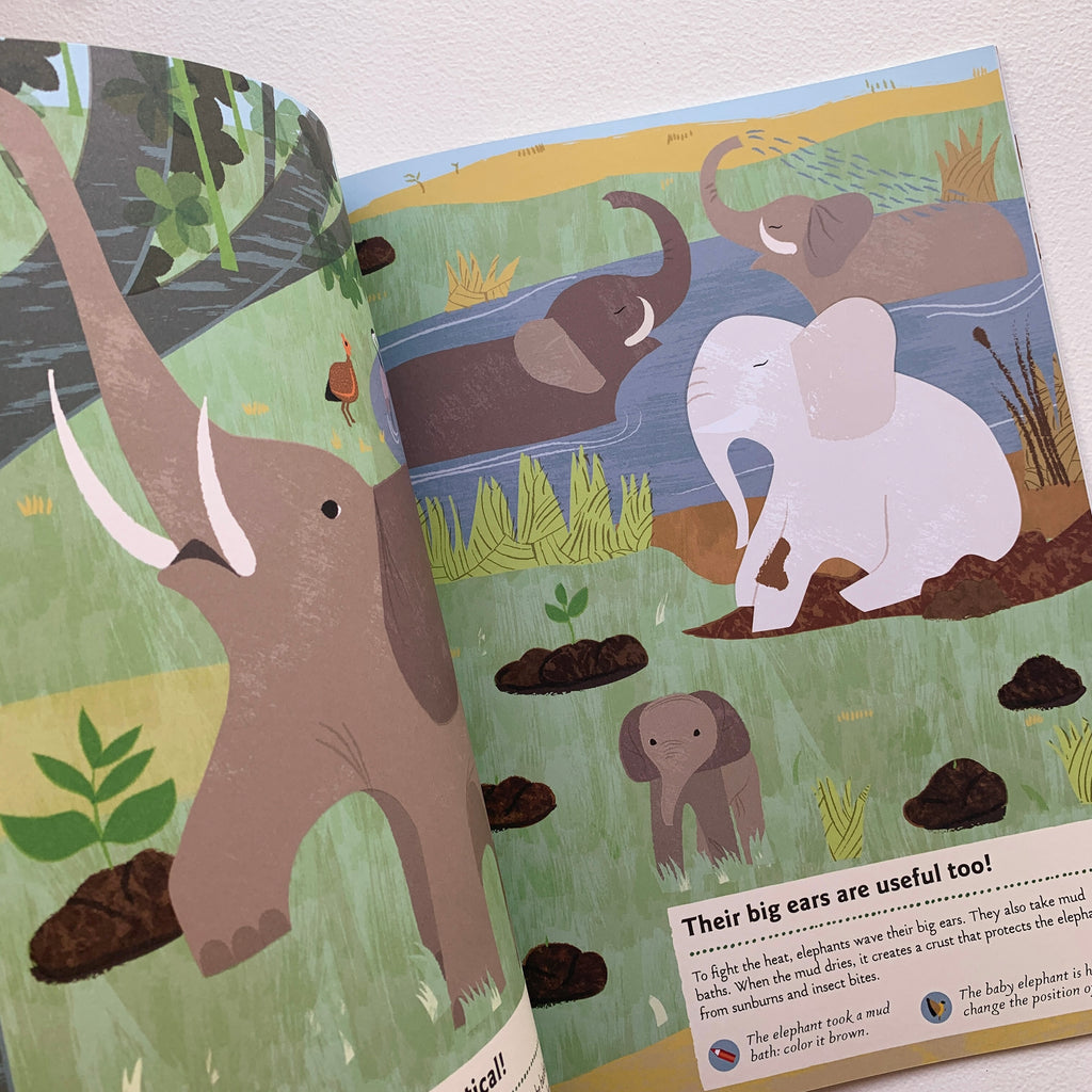 Animals of the Savanna (My Nature Sticker Activity Book)