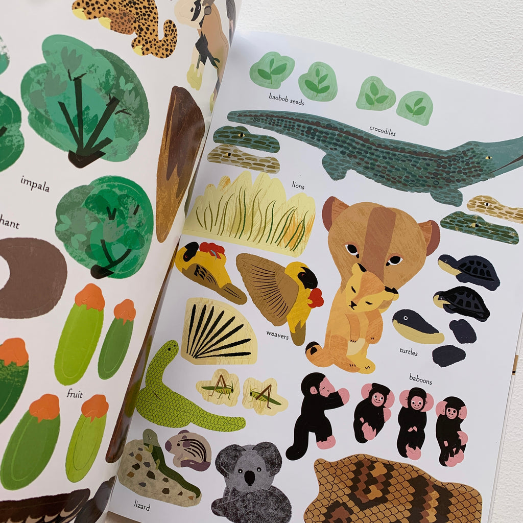 Animals of the Savanna (My Nature Sticker Activity Book)